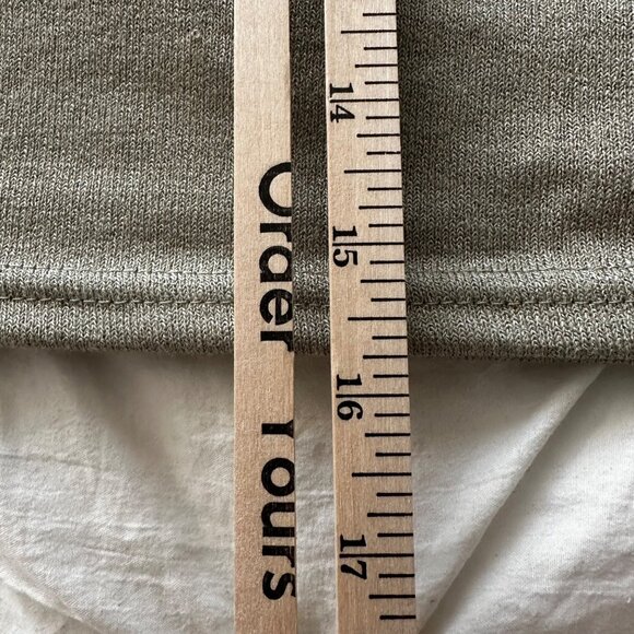 Mod Ref Women's V-Neck Top XXL Sage Rayon/Polyester/Spandex - Picture 7 of 8